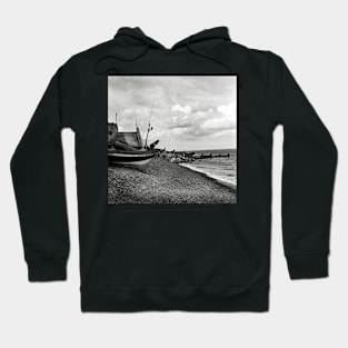 The beach at Sheringham, Norfolk, UK Hoodie